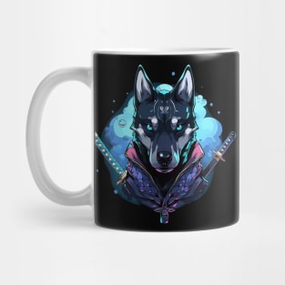 samurai dog Mug